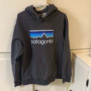 Men’s Size medium Grey Patagonia Hoodie Sweatshirt